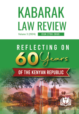 Kabarak Law Review Vol. 3